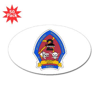 2LARB - M01 - 01 - 2nd Light Armored Reconnaissance Bn - Sticker (Oval 50 pk) - Click Image to Close